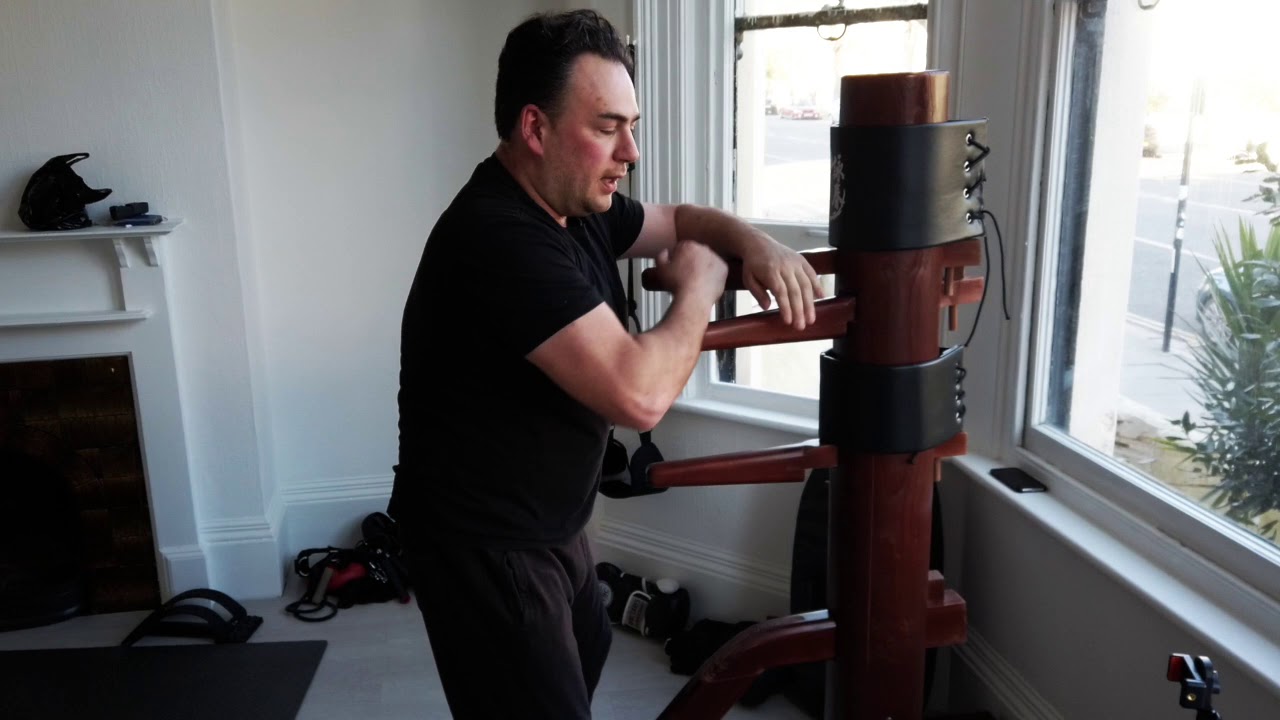Home Training | Jeet Kune Do Striking | Wooden Dummy Tutorial Part 4