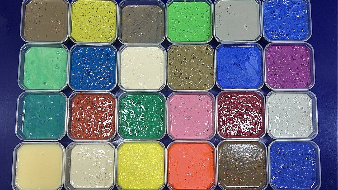Mixing 24 DIY SLIMES Together!! Relaxing Slimesmoothie Satisfying Slime Videos #9