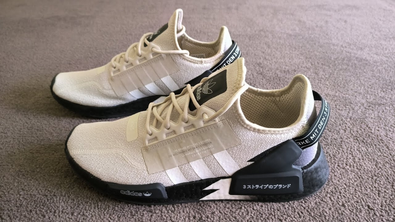 Unboxing the Adidas NMD_R1 V2 Aluminium / Cloud White / Core Black #adidas #sneaker #shopping