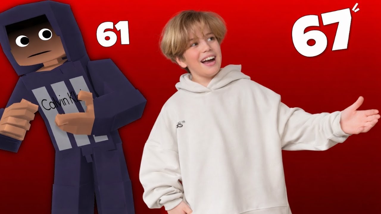 FNF 67 Meme Song x 61 Meme - Real Life vs Animation