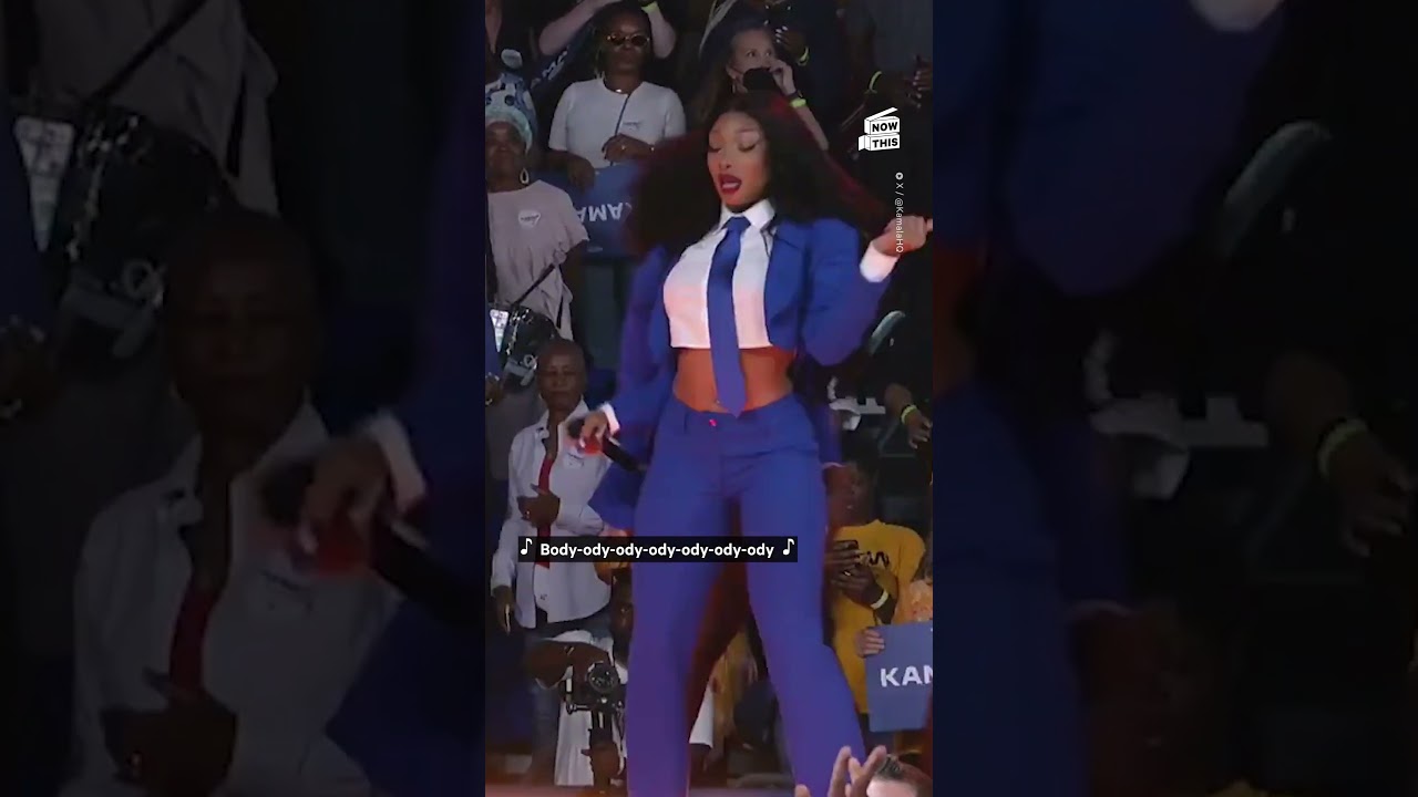 Megan Thee Stallion Calls for Reproductive Rights at Kamala Harris Rally