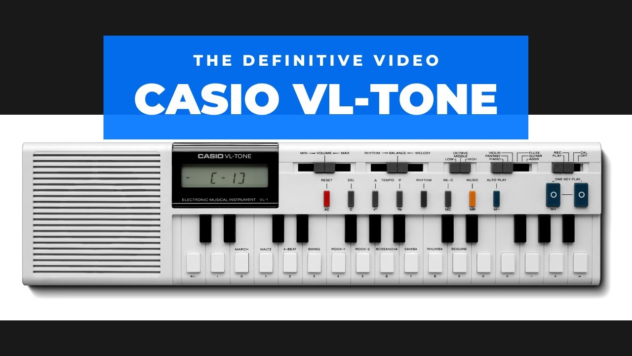 CASIO VL TONE VL-1 (Full Review Demo Test Video) 🎹