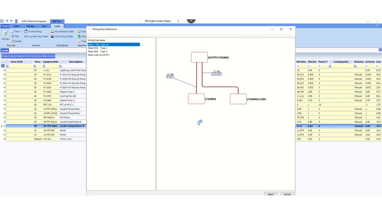 AVEVA Electrical Engineer Software II Integration with Wiring Manager