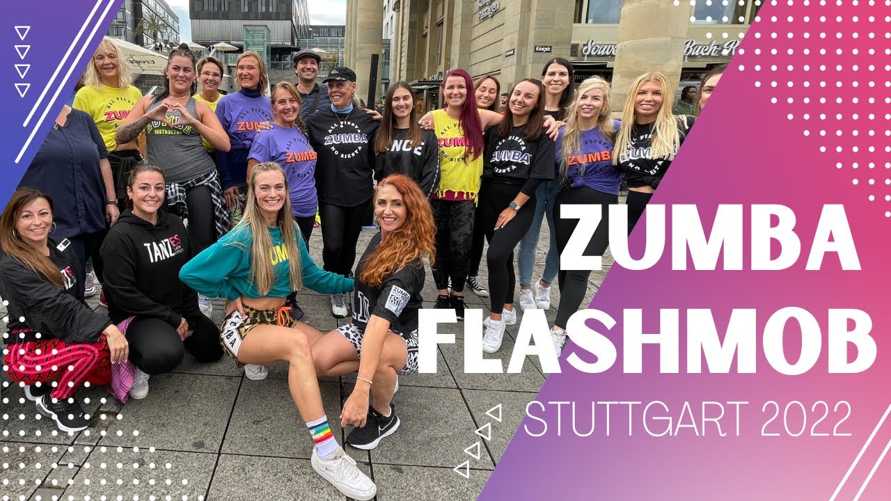 ZUMBA® FLASHMOB STUTTGART 2022 mit Kristin Soba & Petroula Kaleadou TANZ ES
