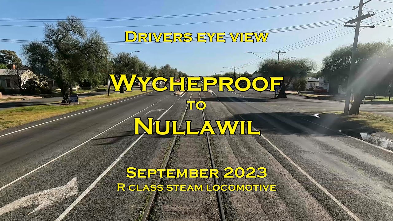 Drivers eye view, Wycheproof to Nullawil, Sep 2023