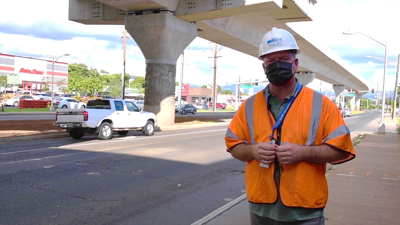 Rail Construction Traffic Update in 60 Seconds - Overnight Closure of Farrington Highway in Waipahu