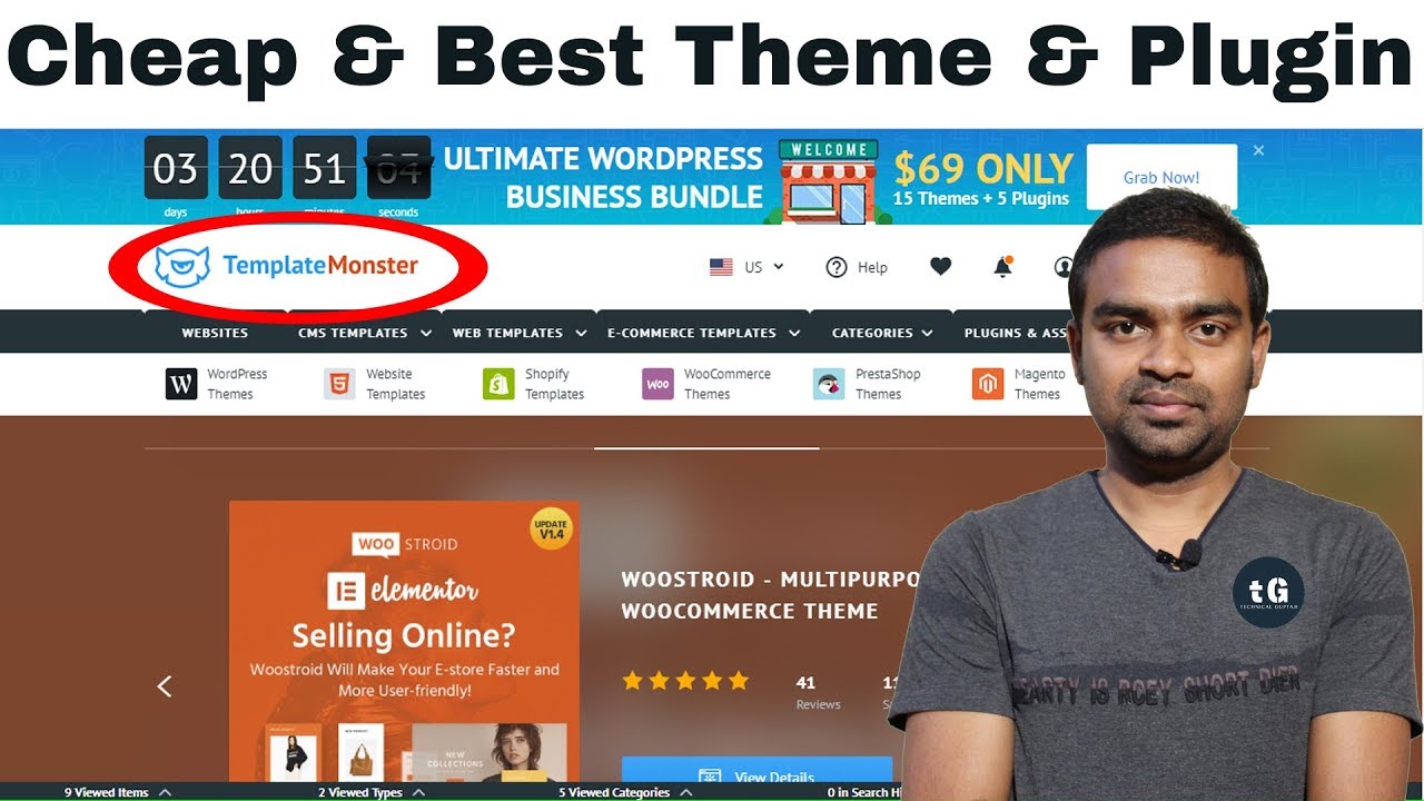 How to Buy Cheap & Best Theme & Plugin - Make a Business Website with free Support -TemplateMonster
