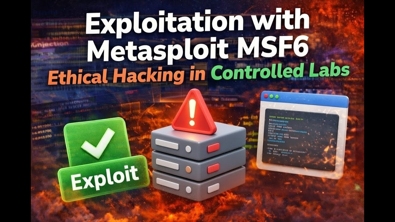 Exploitation with Metasploit MSF6 | Ethical Hacking in Controlled Labs