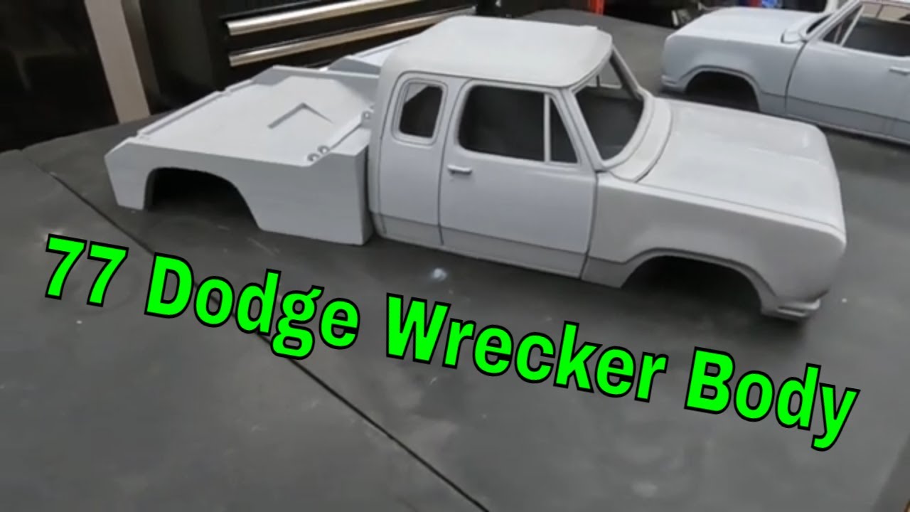 77 Dodge Wrecker 3D Printed Body P1