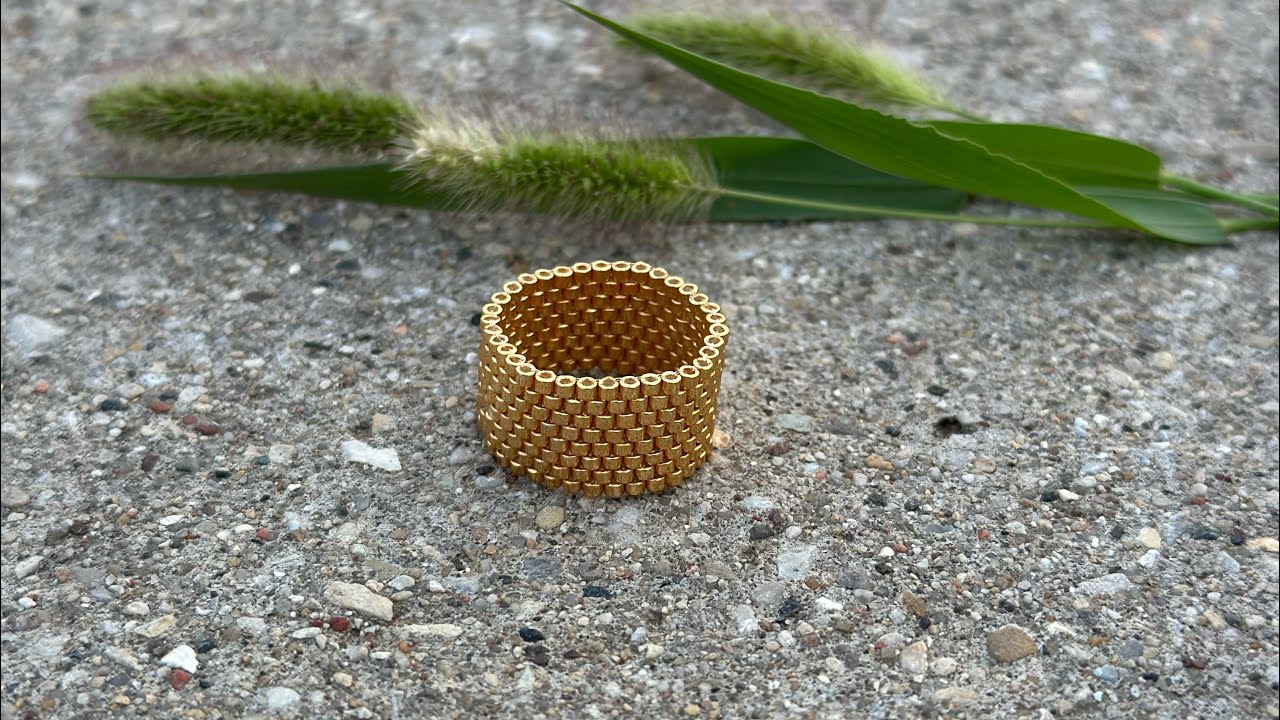 Miyuki Magic: Handcrafting a Stunning Beaded Japanese Ring 