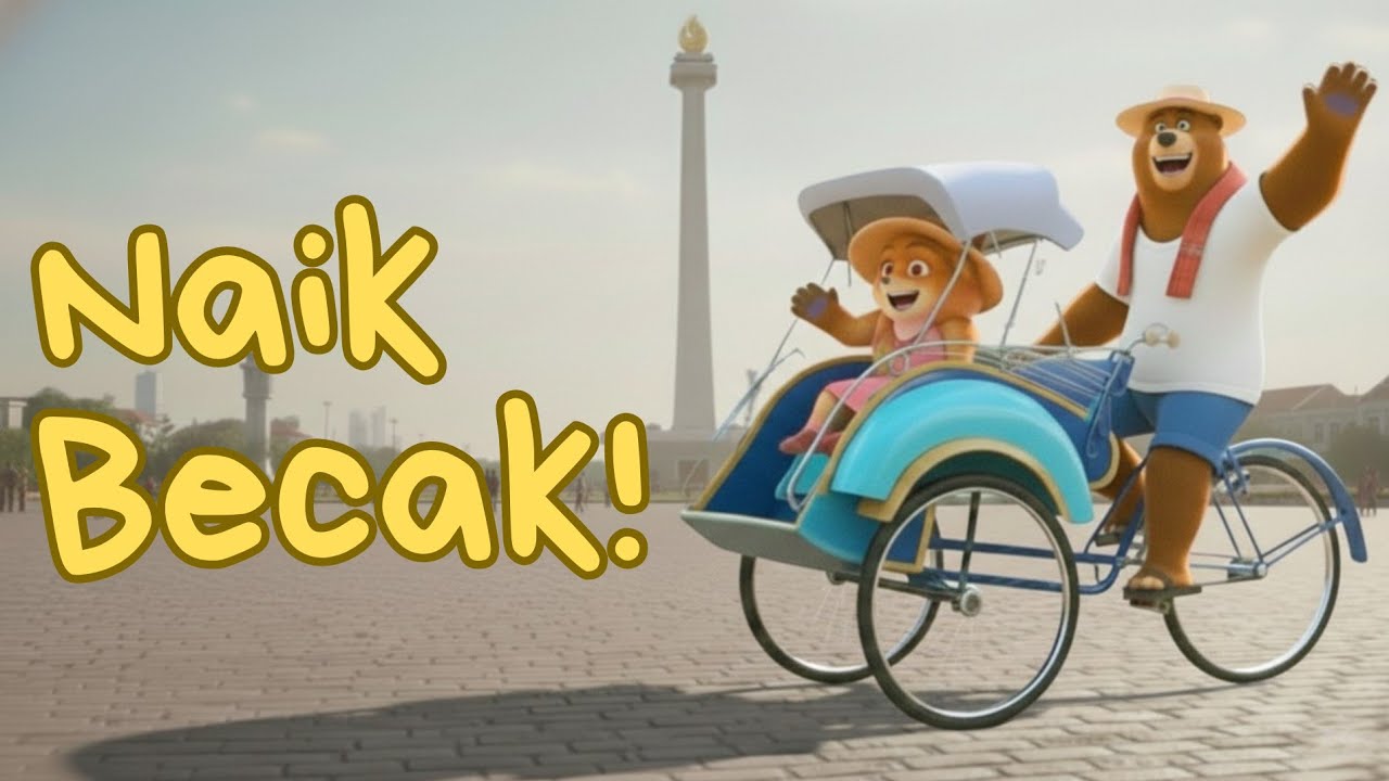 Naik Becak | Lagu Anak Ceria | Bernyanyi Bersama Lala