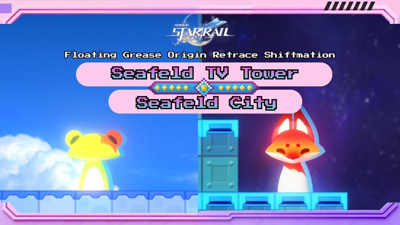 All 6 Floating Grease Origin Retrace Shiftmation | Seafeld City / Seafeld TV Tower | HSR 4.2