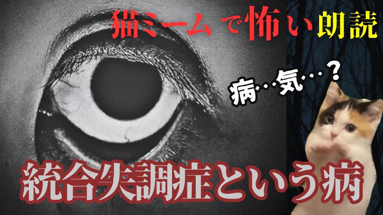 【猫ミーム×ホラー朗読】徐々におかしくなる友人…彼は統合失調症という病？約2000人が「怖すぎ」と評価した名作洒落怖#猫マニ #怖い話 #体験談