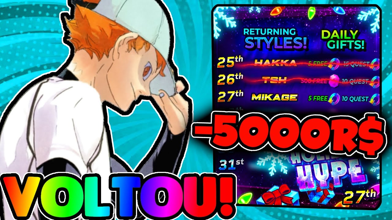 GASTEI 5000R$ PARA PEGAR O TS HINATA NO VOLLEYBALL LEGENDS! MIKAGE CONFIRMADO E PEGUEI O HAKKA!