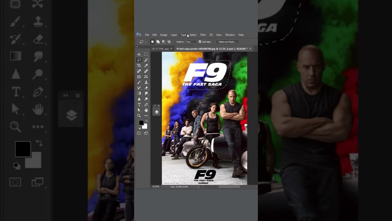 Удаление текста с изображений в Adobe Photoshop