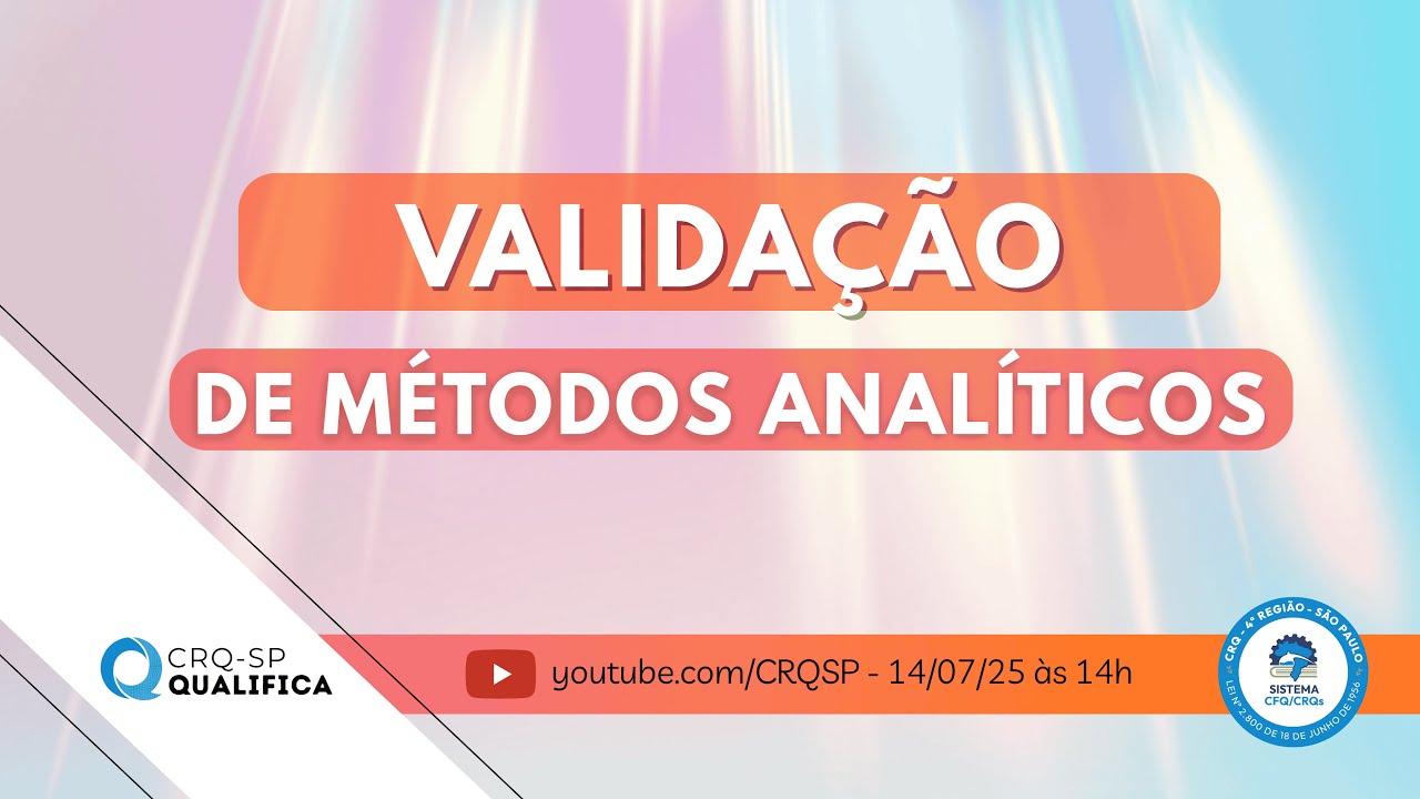 VALIDAÇÃO DE MÉTODOS ANALÍTICOS