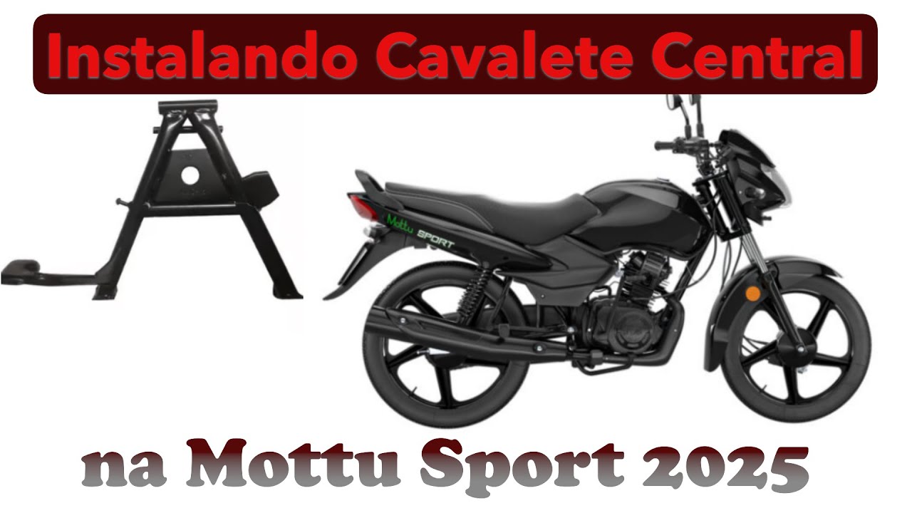 Como instalar Cavalete Central na Mottu Sport 2025