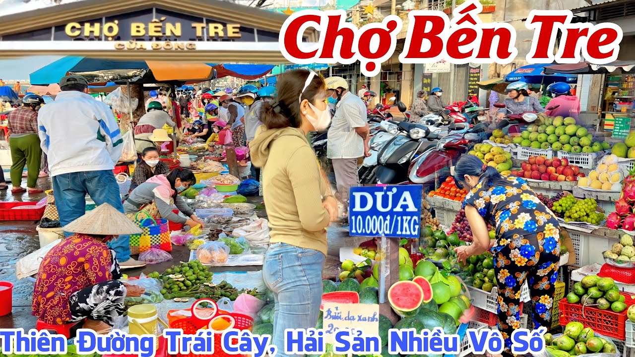 Về Xứ Dừa Đi CHỢ BẾN TRE - Thiên Đường Hải Sản Và Trái Cây Tươi Ngon Nhiều Vô Số Kể | KPVL
