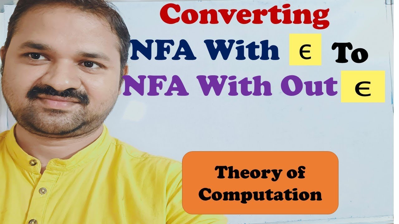converting nfa with epsilon to nfa without epsilon with example || FLAT | TOC||Theory of Computation