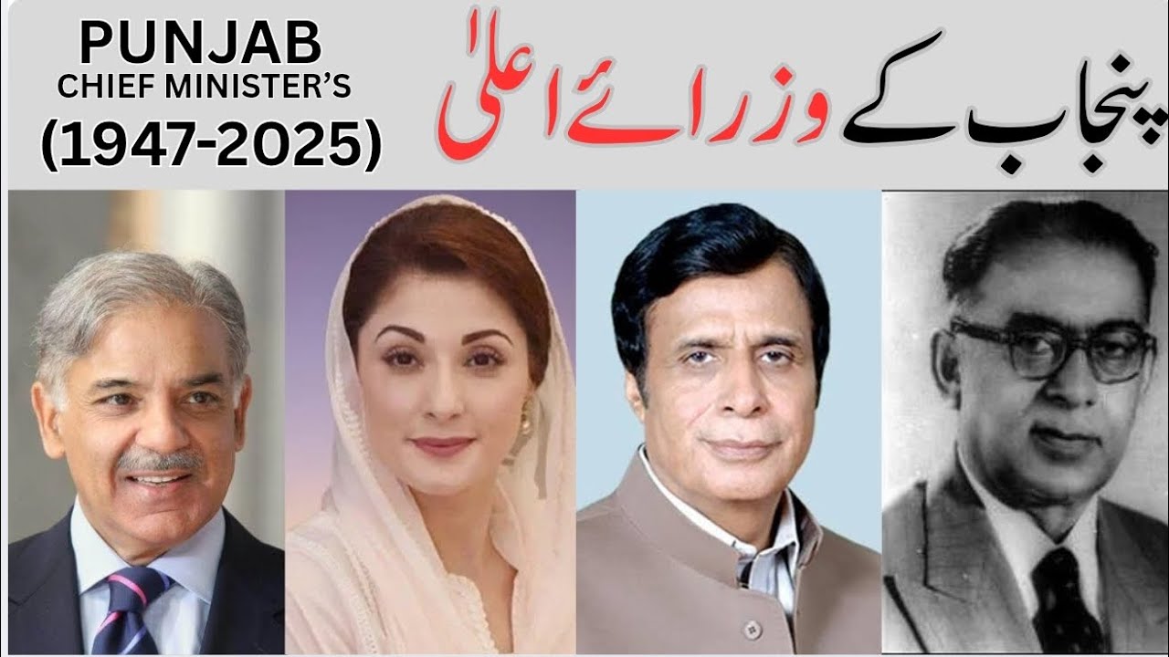 Punjab Chief Ministers History (1947 to 2025) | Complete Timeline & Full CM List of Punjab