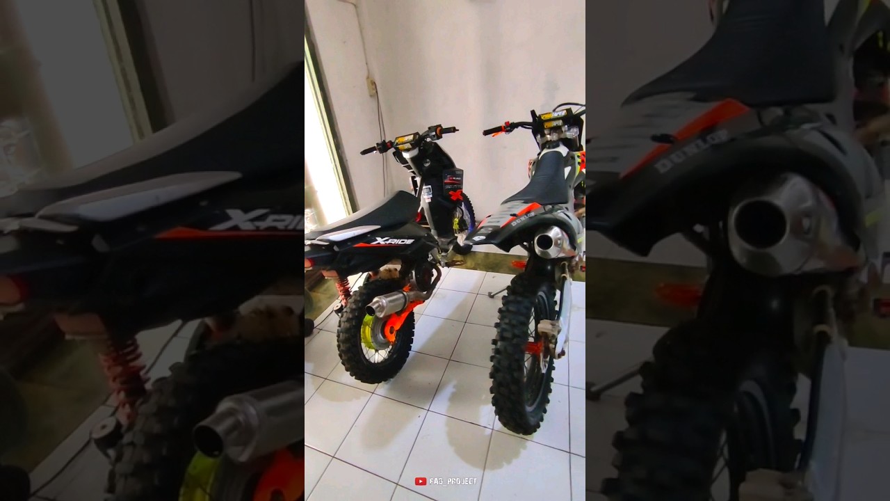 Trail Matic & Perseneling‼️ Yang Penting Diajak Trabas Hayuuuk... #short #matictrail #klx150 #enduro