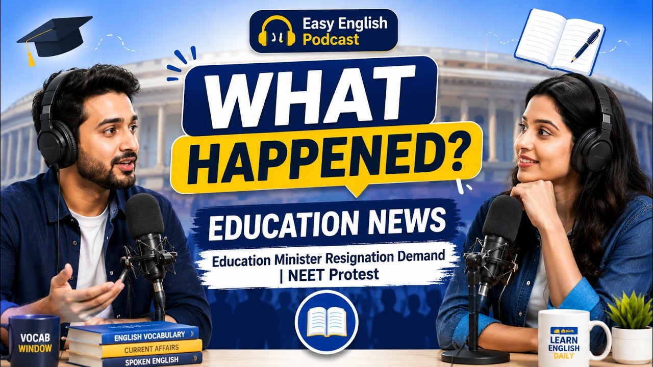 Education Protest &mdash; What Happened? | Understand & Learn English With Real News