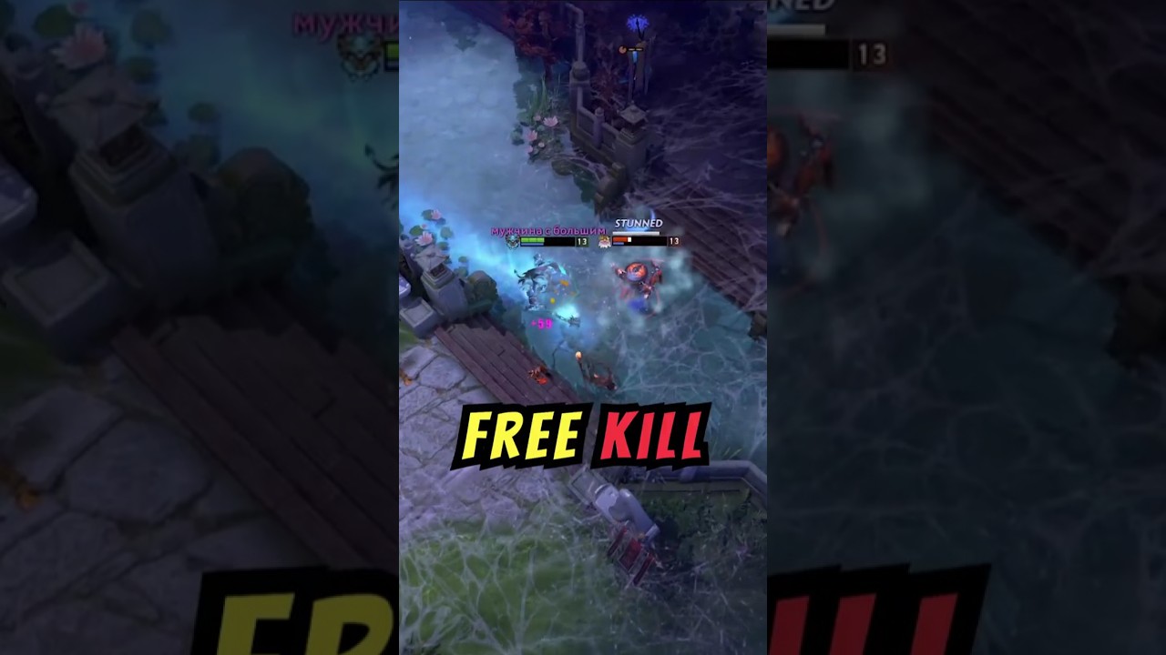 Free Kill by Spirit Breaker - Dota Gameplay #dota #dota2 #дота #дота2