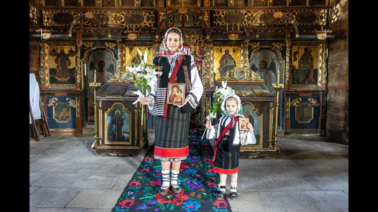 Mariana Maloș și eleva Ciobanu Bianca Maria-SLAVĂ ȚIE PREACURATĂ Rugă 2025, 4k Creație Mariana Maloș