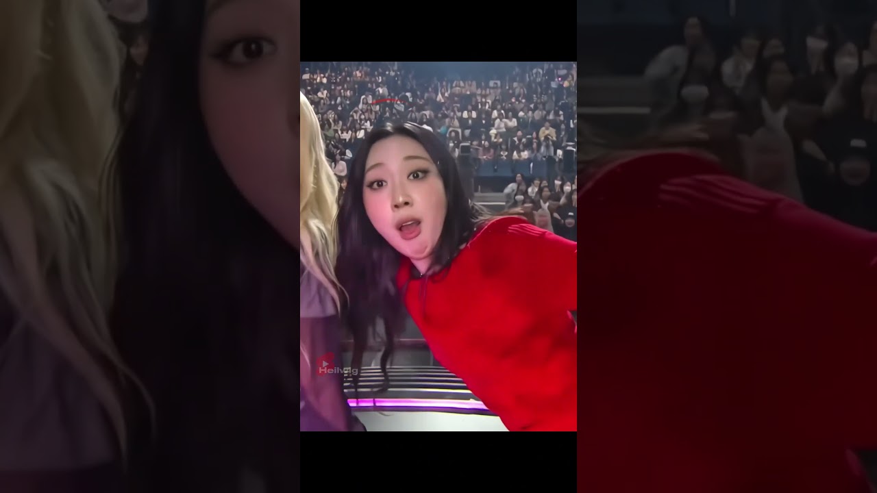 Ros&eacute; and YoungJi's expressions are too cute!😍😍 #blackpink #ros&eacute; #parchaeyoung #youngji #apt