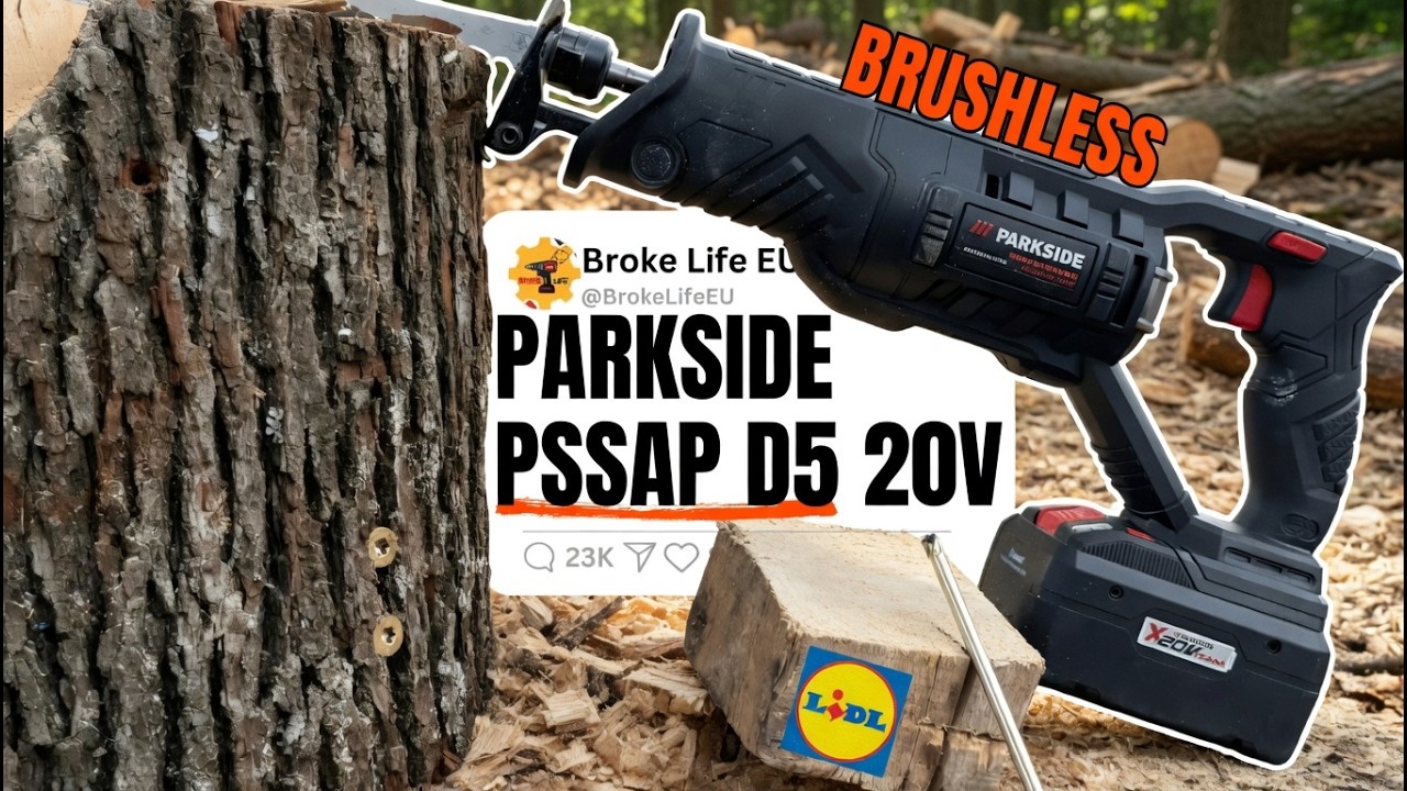 Кого-то это будет разочарованием! Parkside Performance PSSAP 20-Li D5. Извините, фанаты BMW!