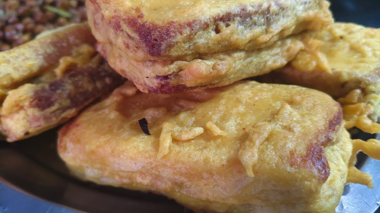 रमज़ान स्पेशल ब्रेड पकोड़े की रेसिपी Delicious bread pakoda 😋👌👍#food #cooking channel 