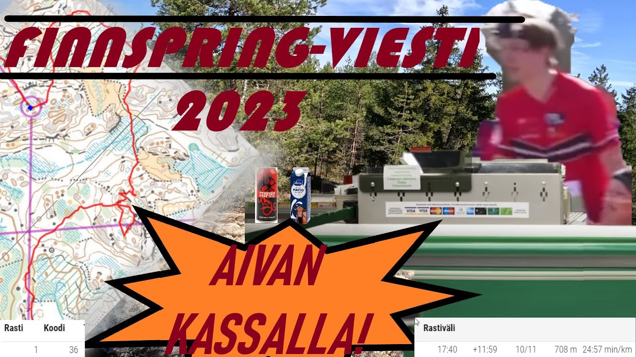 Headcam Orienteering | Finnspring viesti 2023 | Ykkösrastin järjetön pummi (+10 min)