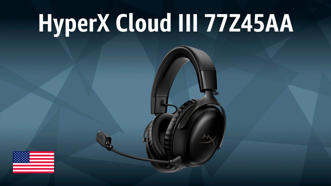 Беспроводная игровая гарнитура HyperX Cloud III 77Z45AA | ТЕСТ | Английский