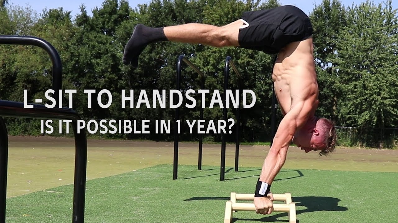 1 YEAR L-SIT TO HANDSTAND PROGRESS | Calistenics Family