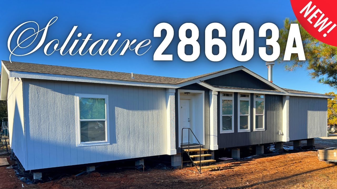 Solitaire Homes 28603A | Interior Double Wide Manufactured Home Tour