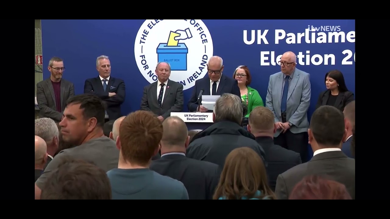 2024 North Antrim General Election declaration