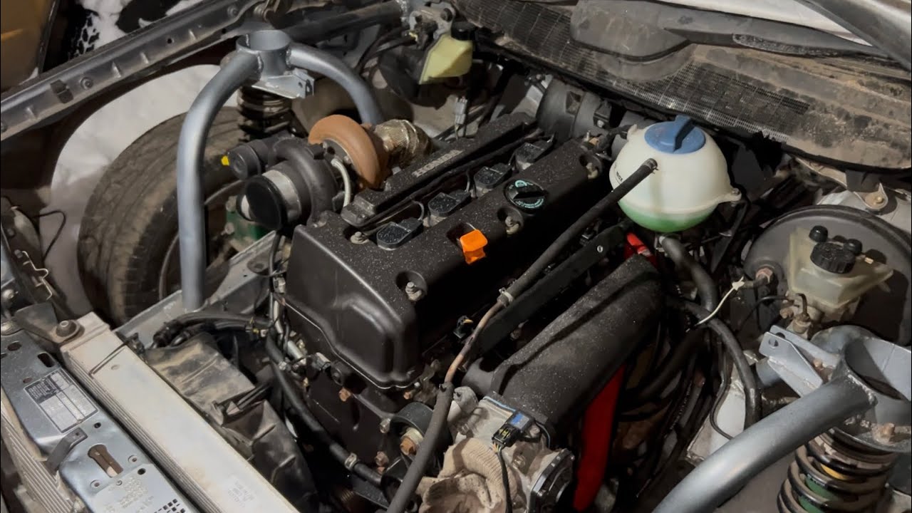 190 Mercedes на моторе от Honda и подвеске Silvia