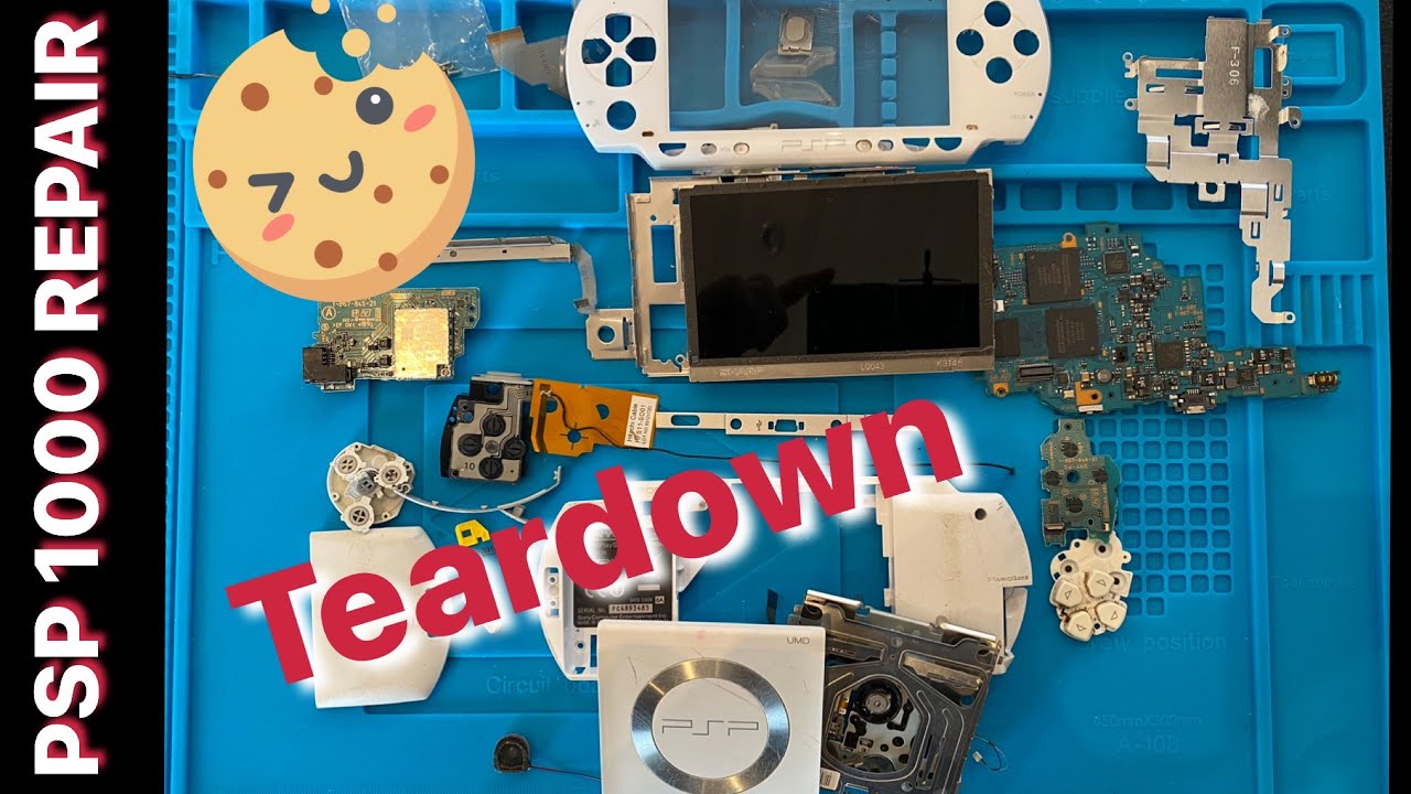 PSP 1000 REPAIR 🧩 - Full Teardown für Ersatzteile: Schritt-für-Schritt Anleitung 🔧