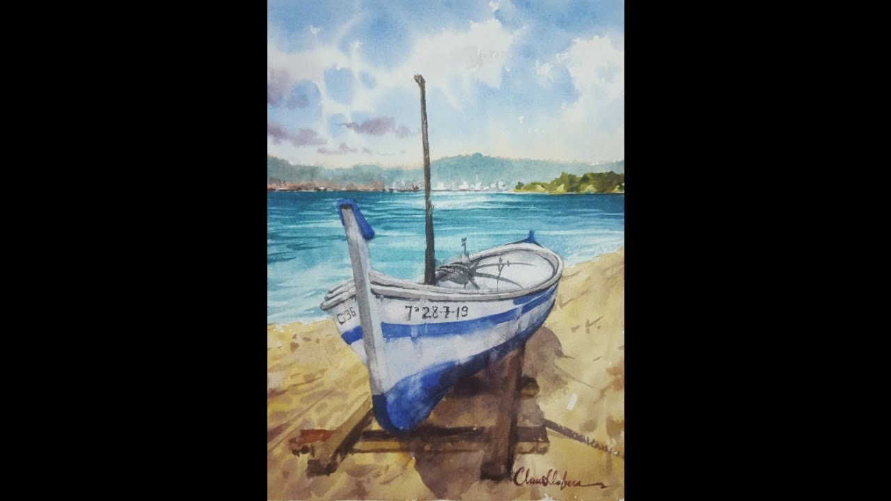 Watercolor - Speed painting - Timelapse. Proceso acuarela 