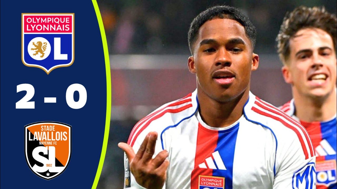 Endrick Goal! Lyon vs Stade Laval 2-0 Resum&eacute; | Coupe de France 2025-26 Highlights | Gol de Endrick
