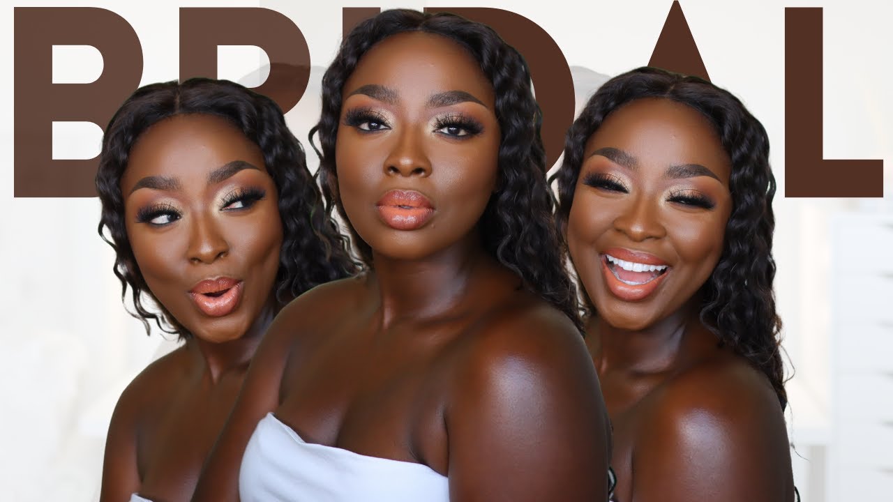 BRIDAL MAKEUP DRUGSTORE FOUNDATION DARK SKIN - WOULD YOU DO YOUR OWN WEDDING MAKEUP? | Mena Adubea