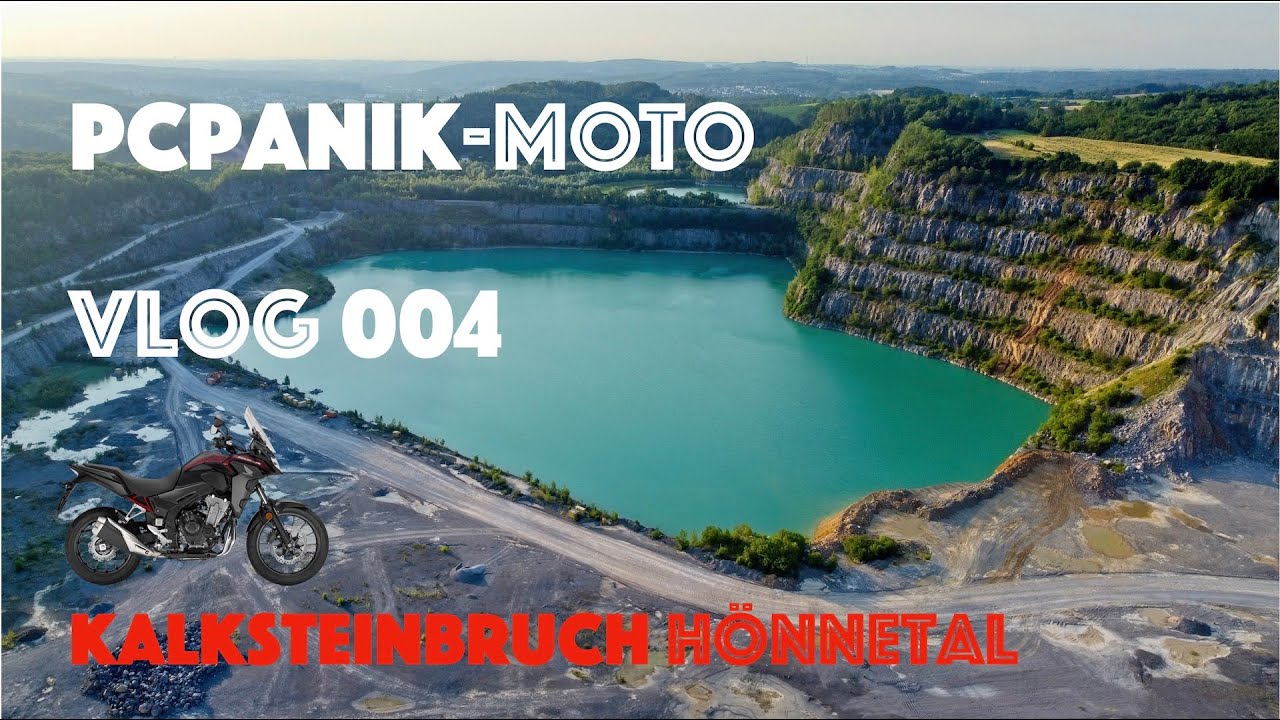 pcpanik-Moto : Vlog 004 - Kalksteinbruch im Hönnetal