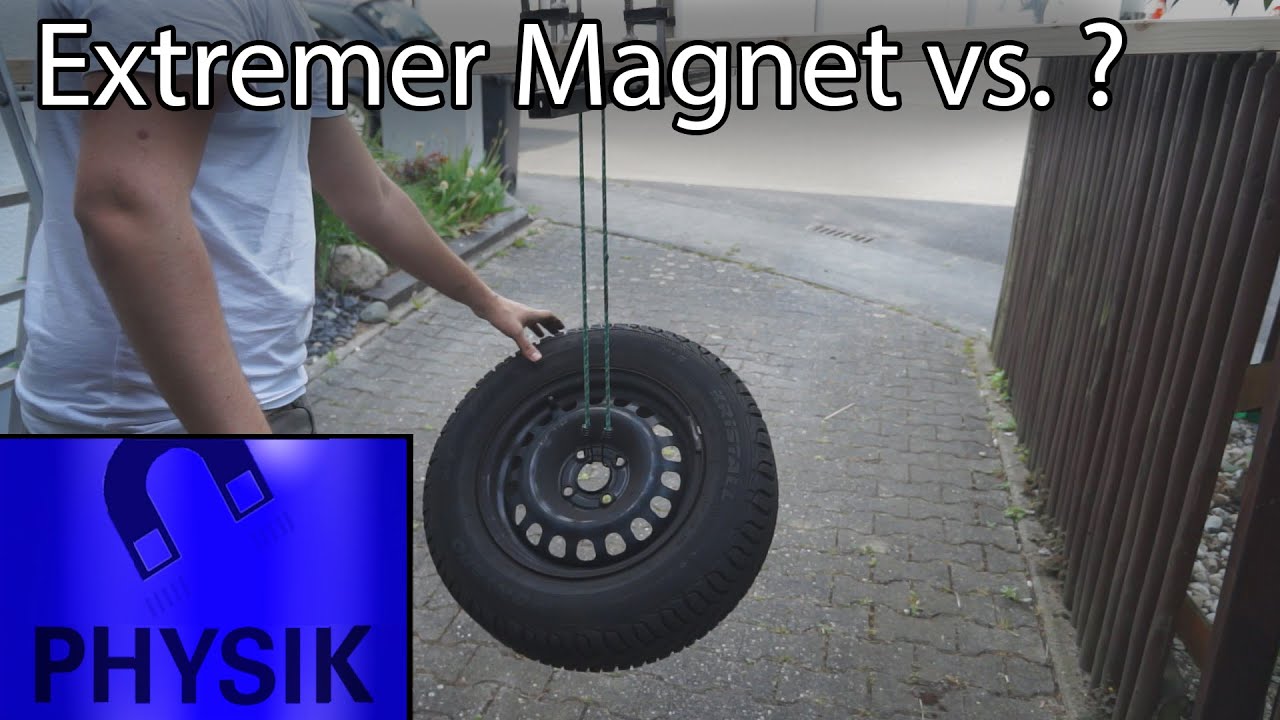 Extrem starker Neodym-Magnet (200 kg Haftkraft) vs. ?