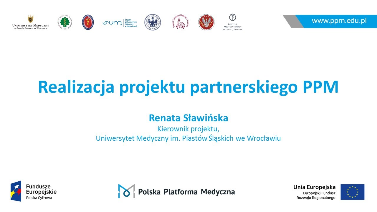 Realizacja projektu partnerskiego PPM - zapis telekonferencji