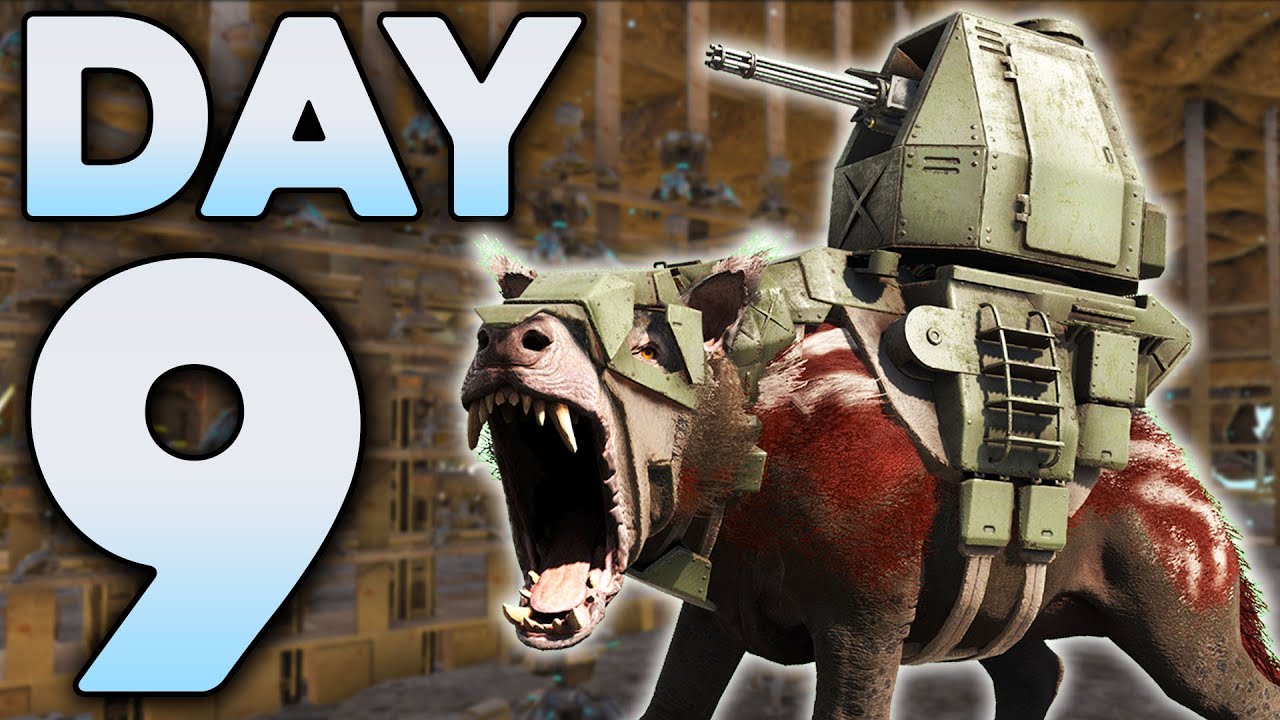 Raiding a Modded Viking Bay Cave with Andrewsarchus! - ARK PvP