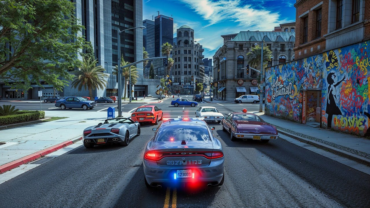 GTA 5 LSPDFR Realistic Police Patrol | Ultra Graphics Real Life City Roleplay 4K