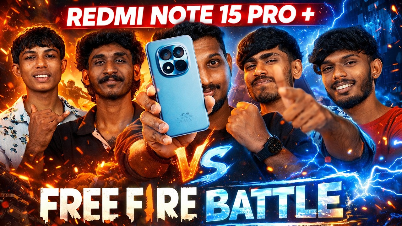 Redmi Note 15 Pro Plus 🔥 | Free Fire Gaming Battle 💥 | ලංකාවට අලුත් Gaming Beast එකද? 🇱🇰