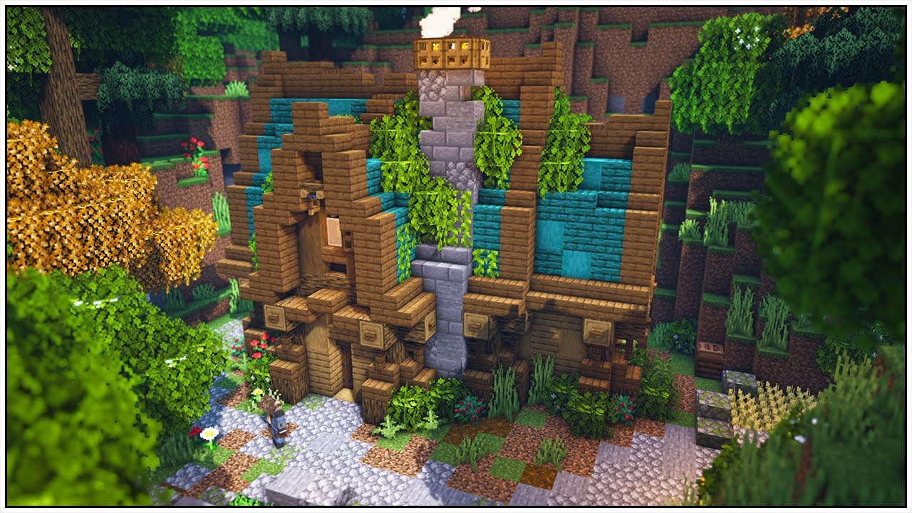 Minecraft Fantasy Starter House Tutorial [How to Build]