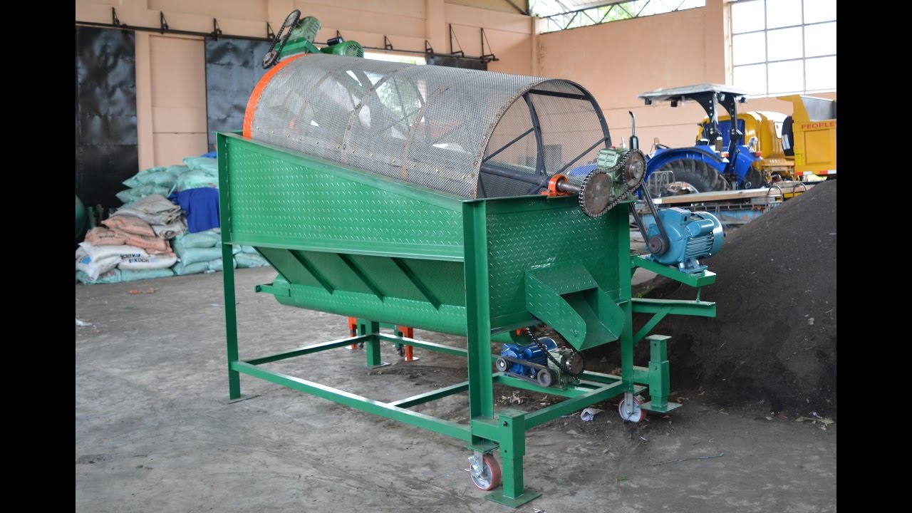 Oscillating-Cylinder Rotary Screen/Sifter with Screw Conveyor(3HP)