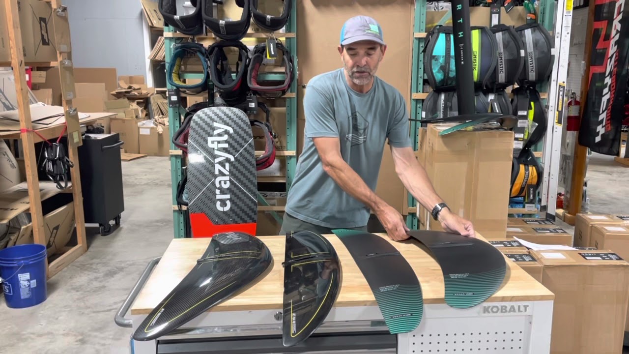 Wingboarding Foil Wings, High Aspect vs Low Aspect
